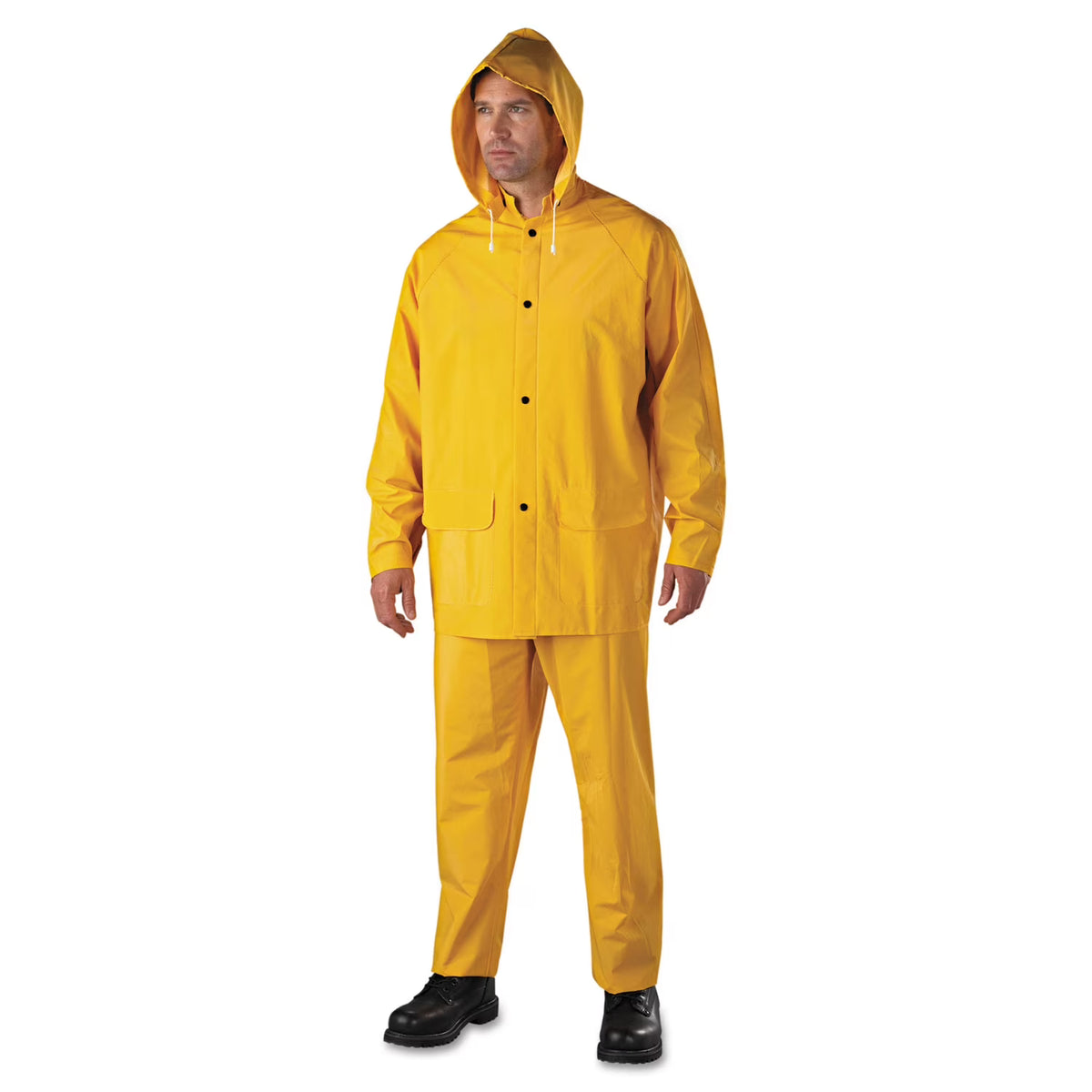 Yellow 3X-Large PVC Rainsuit L46154