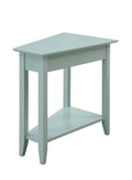 Wedge End Table, Sea Foam Z1694