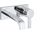 Single-Handle Wall Mount Bathroom Faucet in Starlight Chrome N83382