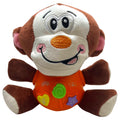 Monkey Plush Toy with Light-Up Button, 12 Nursery Rhyme & Sound Effects T930