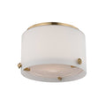 Satin Brass LED Flush Mount C67864