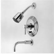 Satin Bronze Tub and Shower Trim Set Z472580