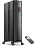 1500W Electric Oil Filled Radiator Heater with Remote Control S730