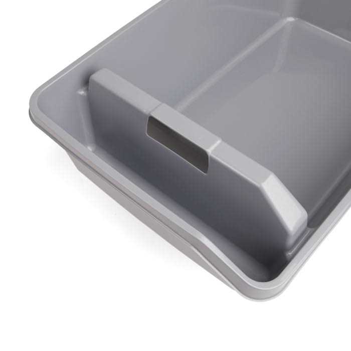 King-Size Compartment Cat Litter Pan O269768
