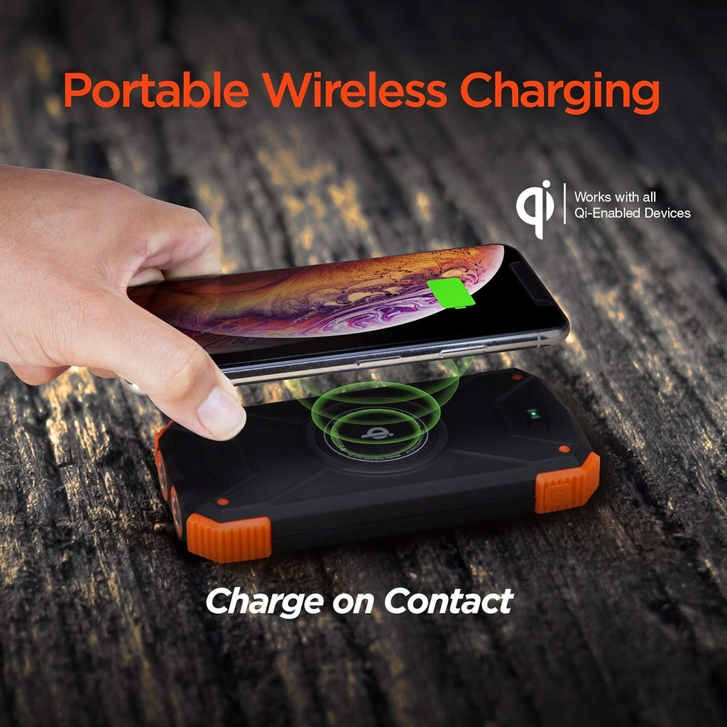 10000mAh Portable Charger with Wireless Charging Pad P233
