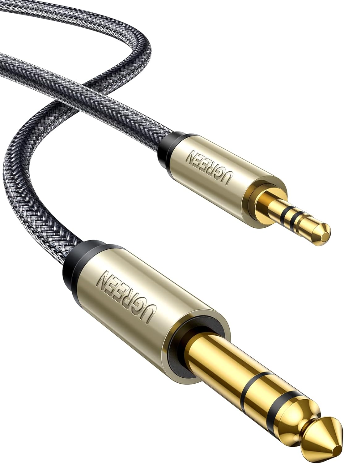 6.35mm to 3.5mm TRS Stereo Audio Cable 6FT E879229