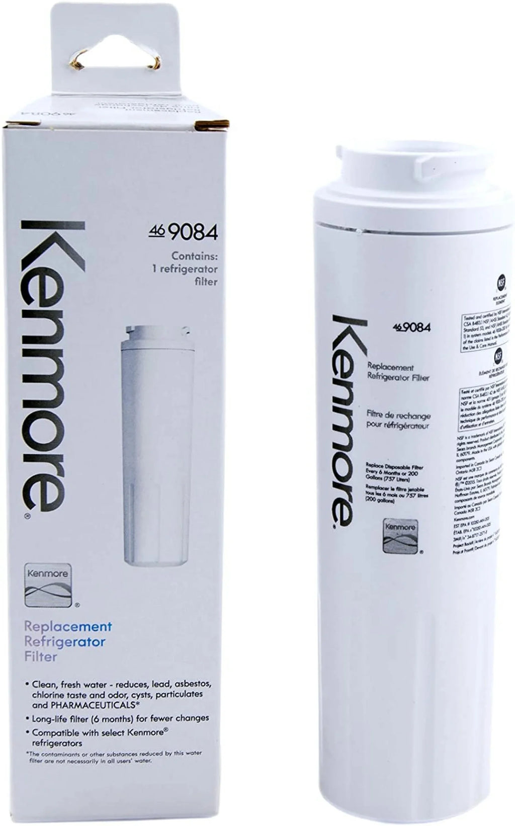 6 Pack Replacement Refrigerator Water Filter W751271