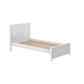 White Panel Twin Bed H64065