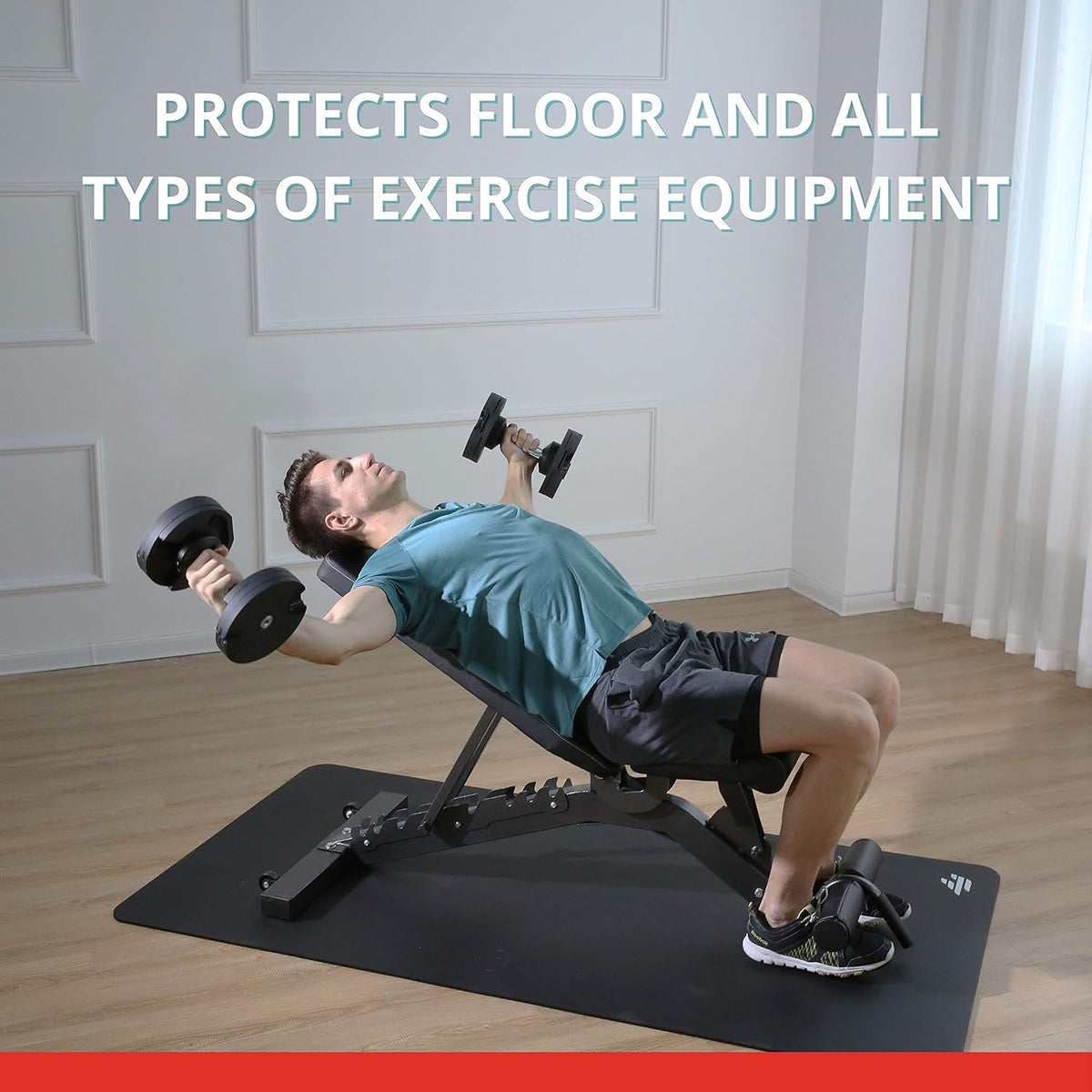 Over-Sized Exercise Equipment Floor Mat V464955