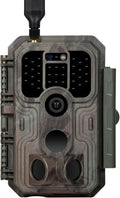 24MP 1296P Cellular Trail Camera with App, No Glow Night Vision, Waterproof R894827