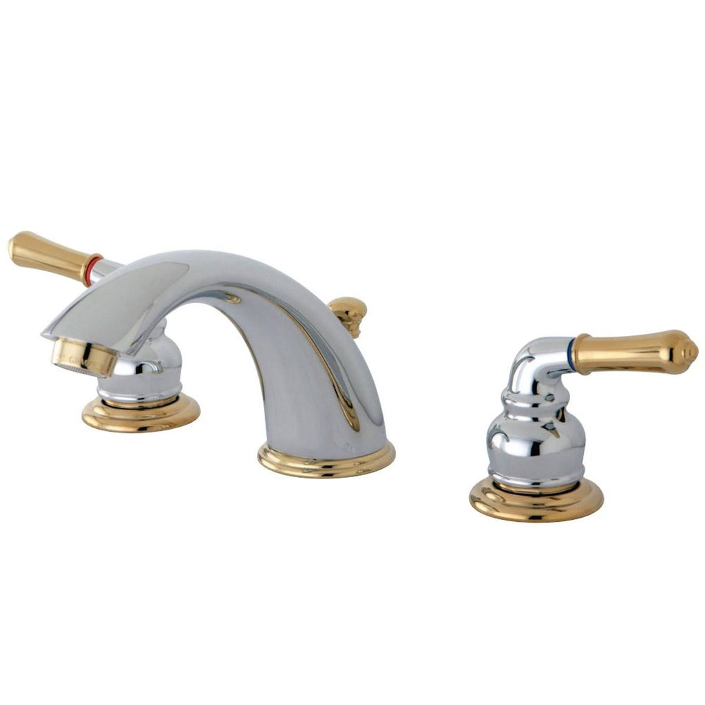 Brushed Brass Widespread Bathroom Faucet Q595