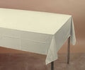 Ivory Plastic Tablecover, Case of 24 K997447