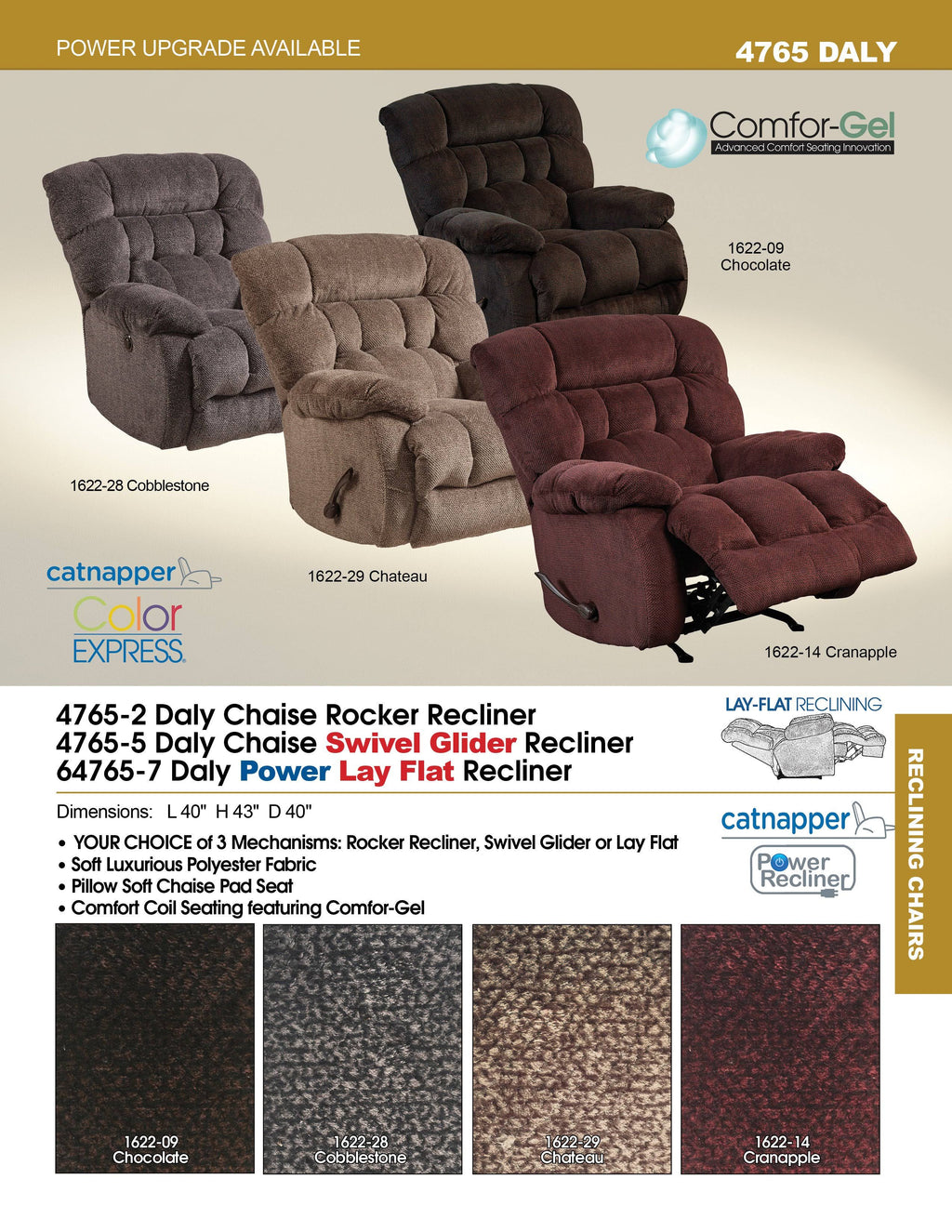 Chaise Rocker Recliner H134911