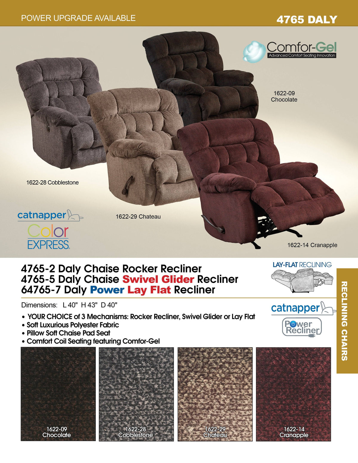 Chaise Rocker Recliner H134911