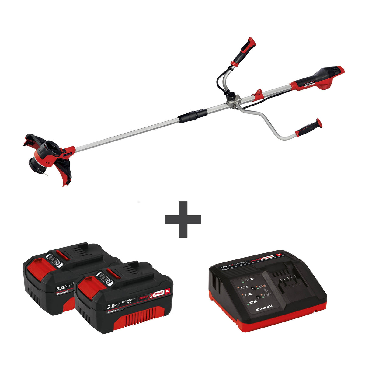 Cordless 12 in. Grass String Trimmer with 2 x 3.0-Ah Batteries and Fast Charger M486250