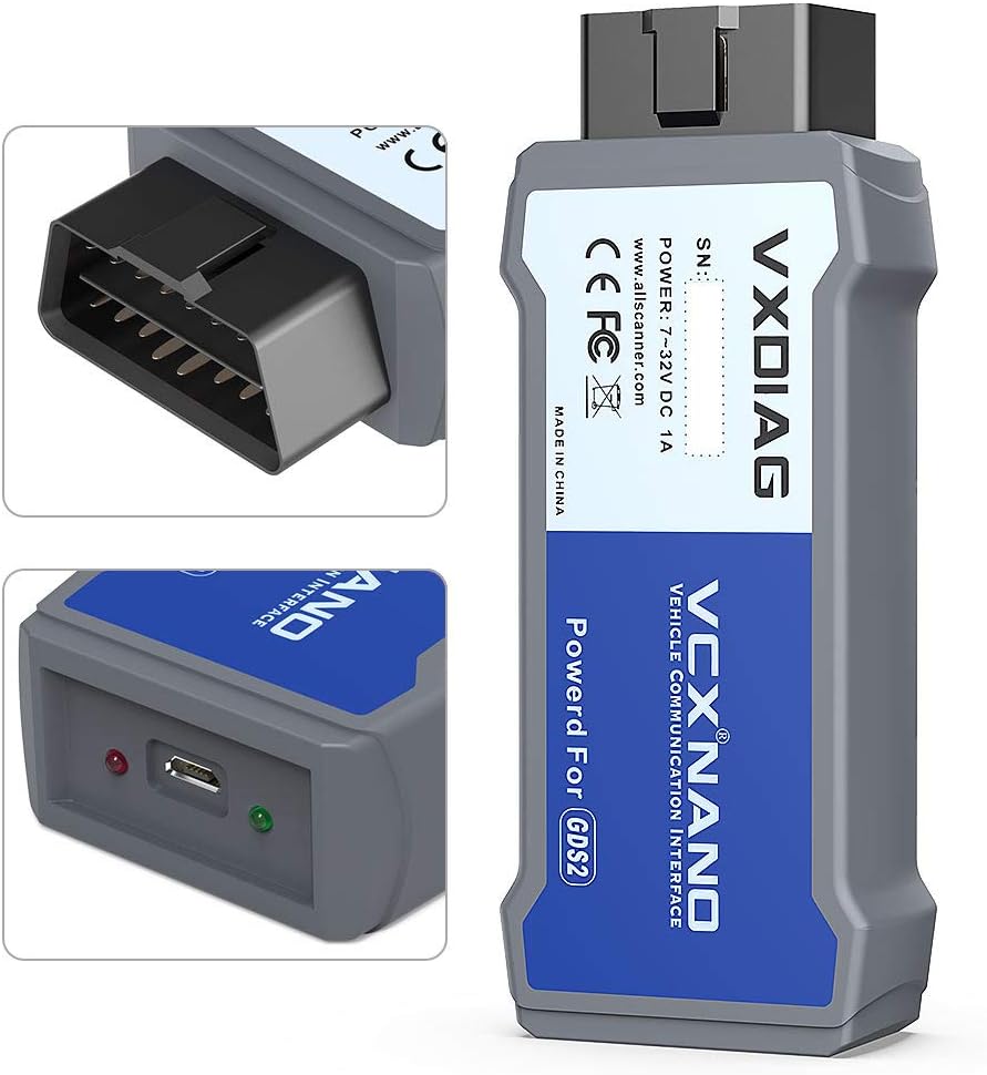 VCX Nano Diagnostic Tool for GM/OPEL with GDS2 and Tech2WIN P660546