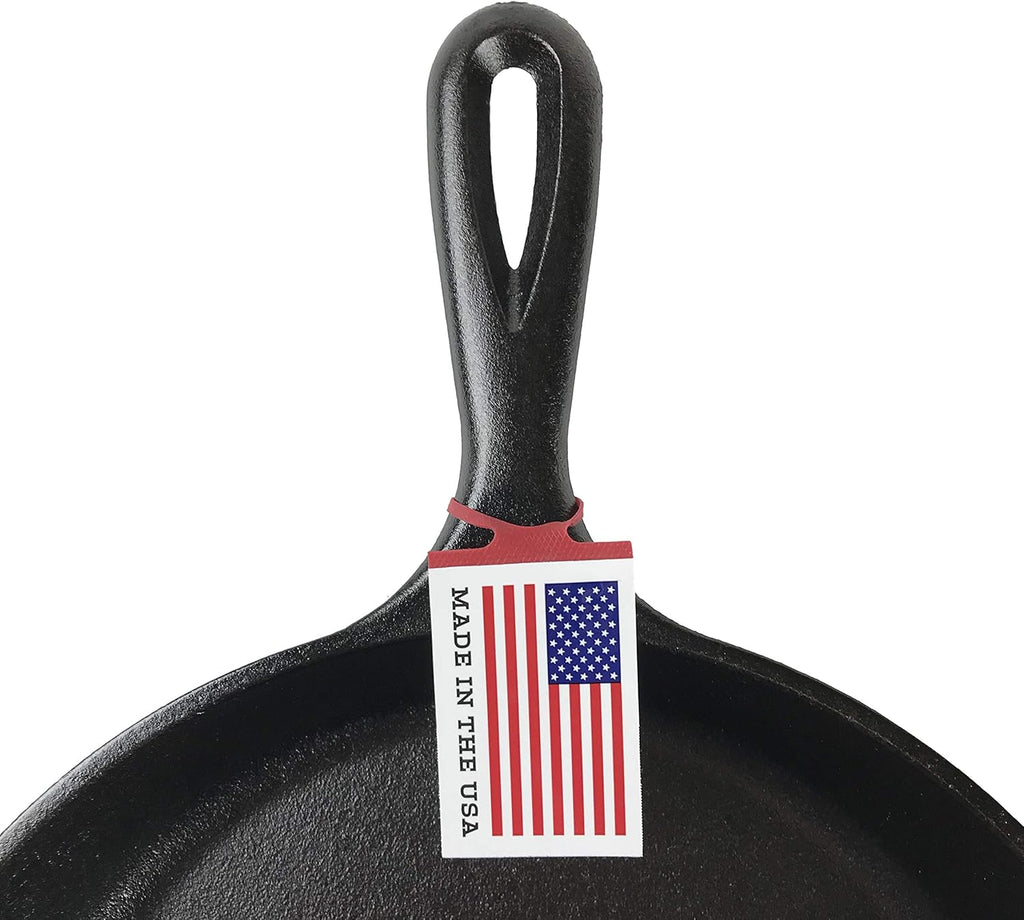 10.25 Black Cast Iron Combo Cooker Pack of 2 E580566
