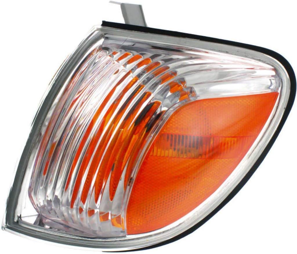 Driver Side Turn Signal Light for Toyota Tundra 2005 2006 Regular/Access Cab Clear Amber Lens Pack of 2 C200