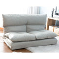 Gray Fabric Folding Chaise Lounge Sofa Q399397