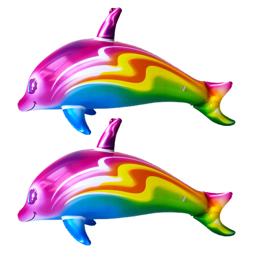 2pcs Big Inflatable Dolphin Toys I579