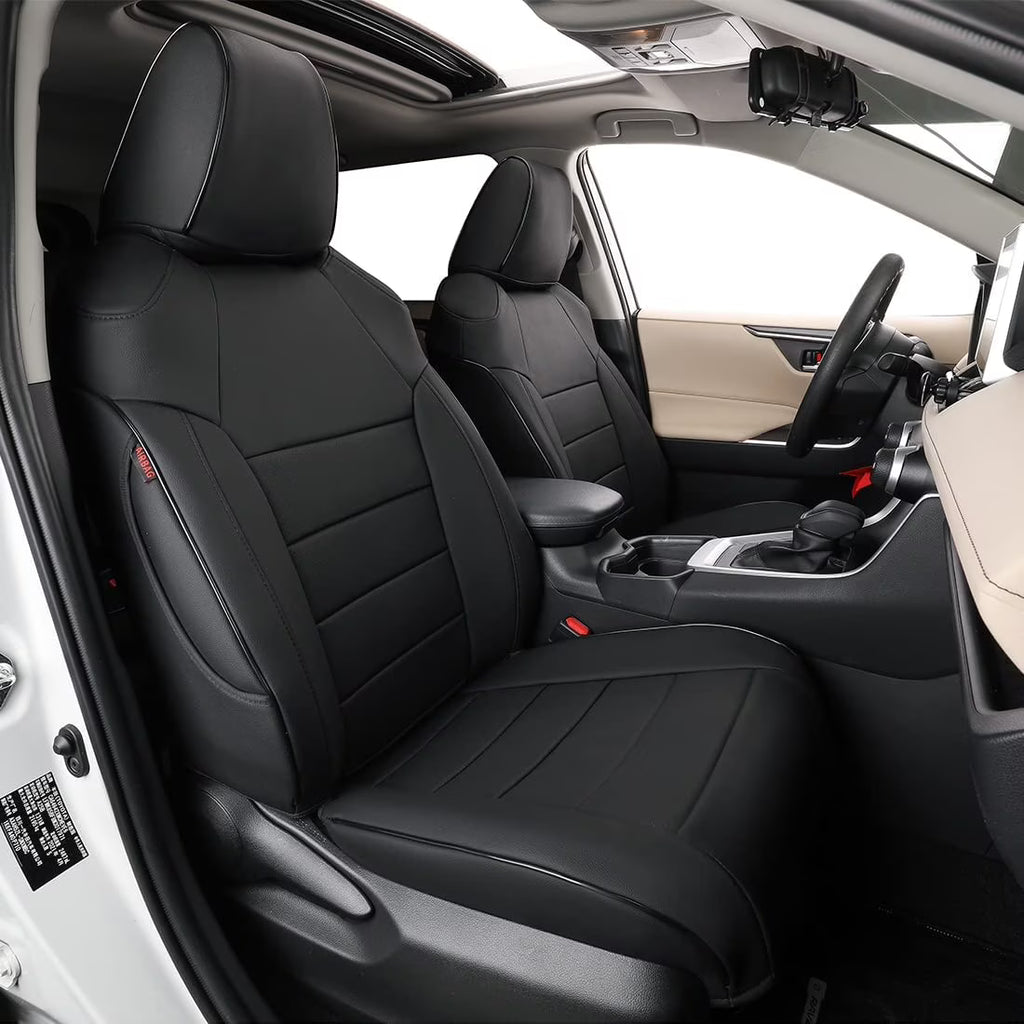 Black Leather Full Set Car Seat Covers for Toyota Corolla Cross 2021 2022 2023 2024 P997