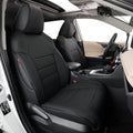 Black Leather Full Set Car Seat Covers for Toyota Corolla Cross 2021 2022 2023 2024 P997