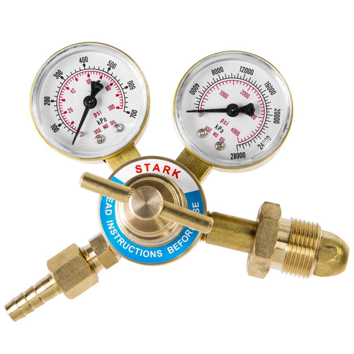 Welding Nitrogen Regulator with Pressure Gauge CGA580 Inlet Connection and 9/16-Inch Outlet Connection Z126