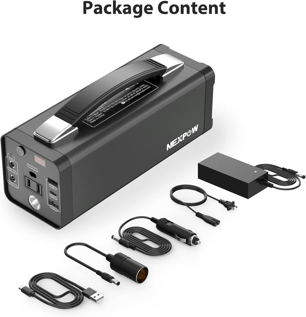 178Wh Portable Power Station with AC Outlet Q372857
