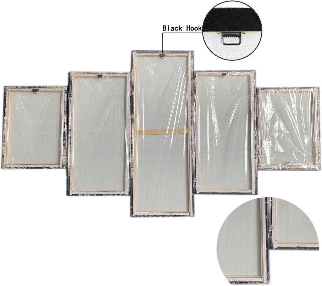 5 Panel Canvas Print Wall Art O905531
