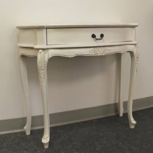 Antique White 1 Drawer Console Table J585740
