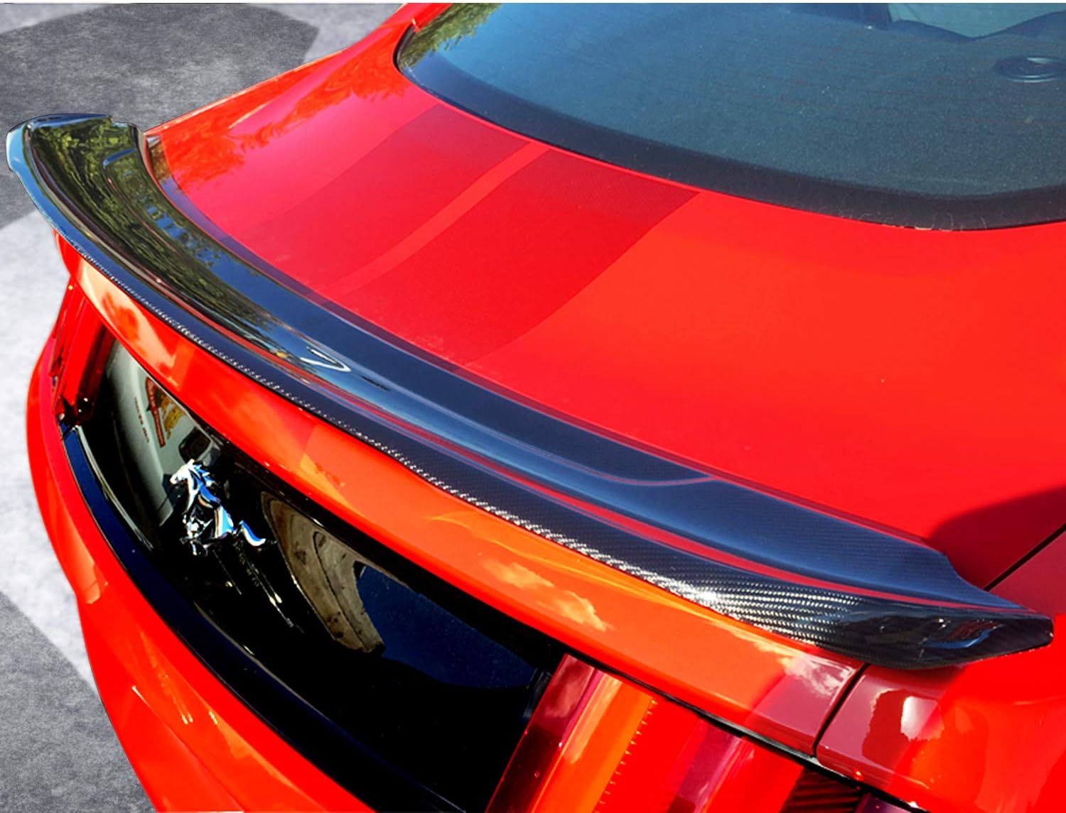 Carbon Fiber Trunk Spoiler for 2015-2017 Mustang K646