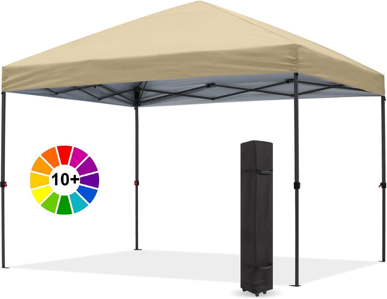 White 10x10 Pop up Canopy Tent N3047