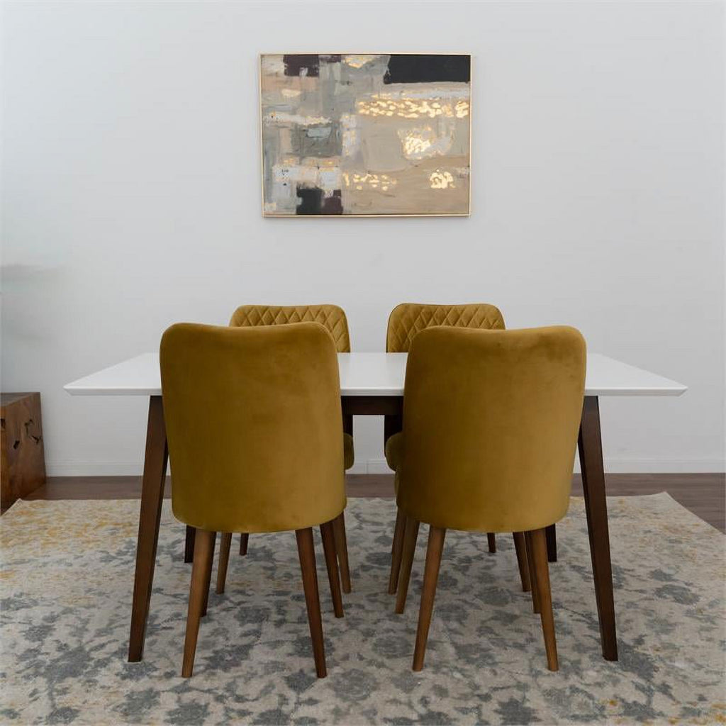 Mid Century Modern Dining Table Set for 4 X812