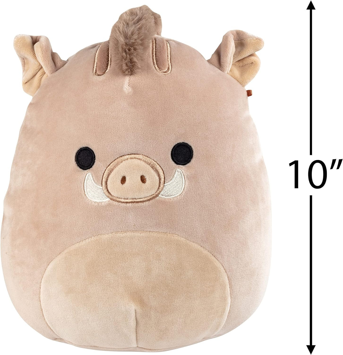 10" Brown Boar Plush Stuffed Animal Toy K136