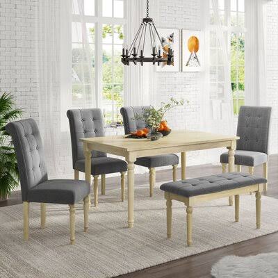 6 Piece Breakfast Nook Dining Set B1535