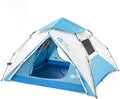 Blue 4 Person Instant Pop Up Camping Tent X3558