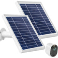 3W 6V Solar Panel for Arlo Pro3 and Arlo Ultra Camera, 11ft Magnetic Power Cable (2Pack, Silver) W621576