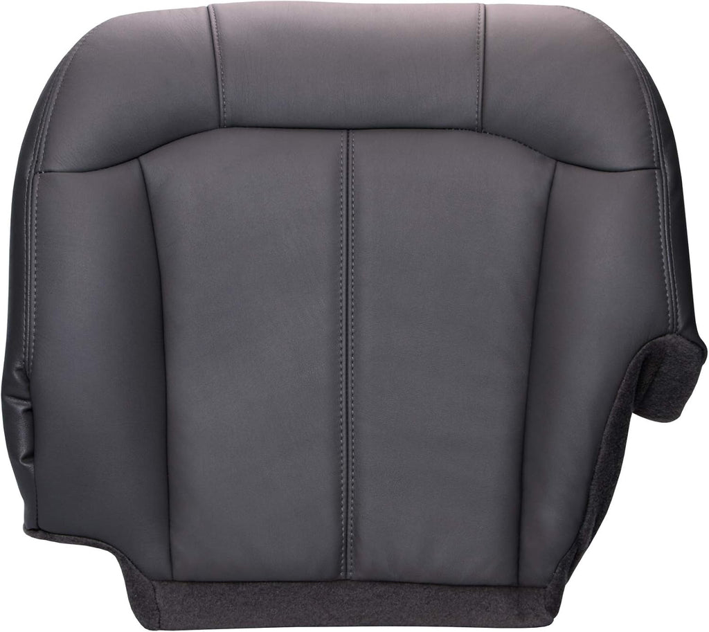 Graphite Leather Bottom Replacement Seat Cover R483000
