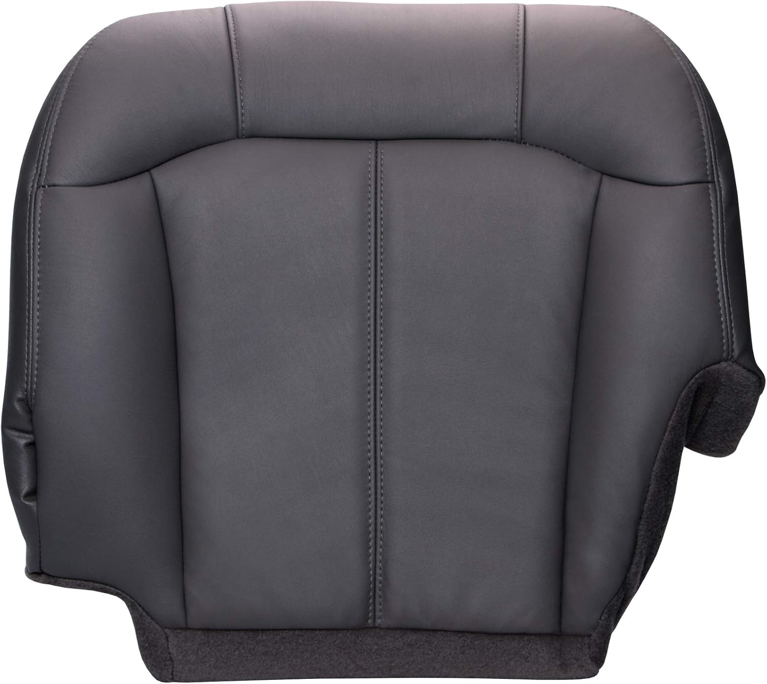 Graphite Leather Bottom Replacement Seat Cover R483000