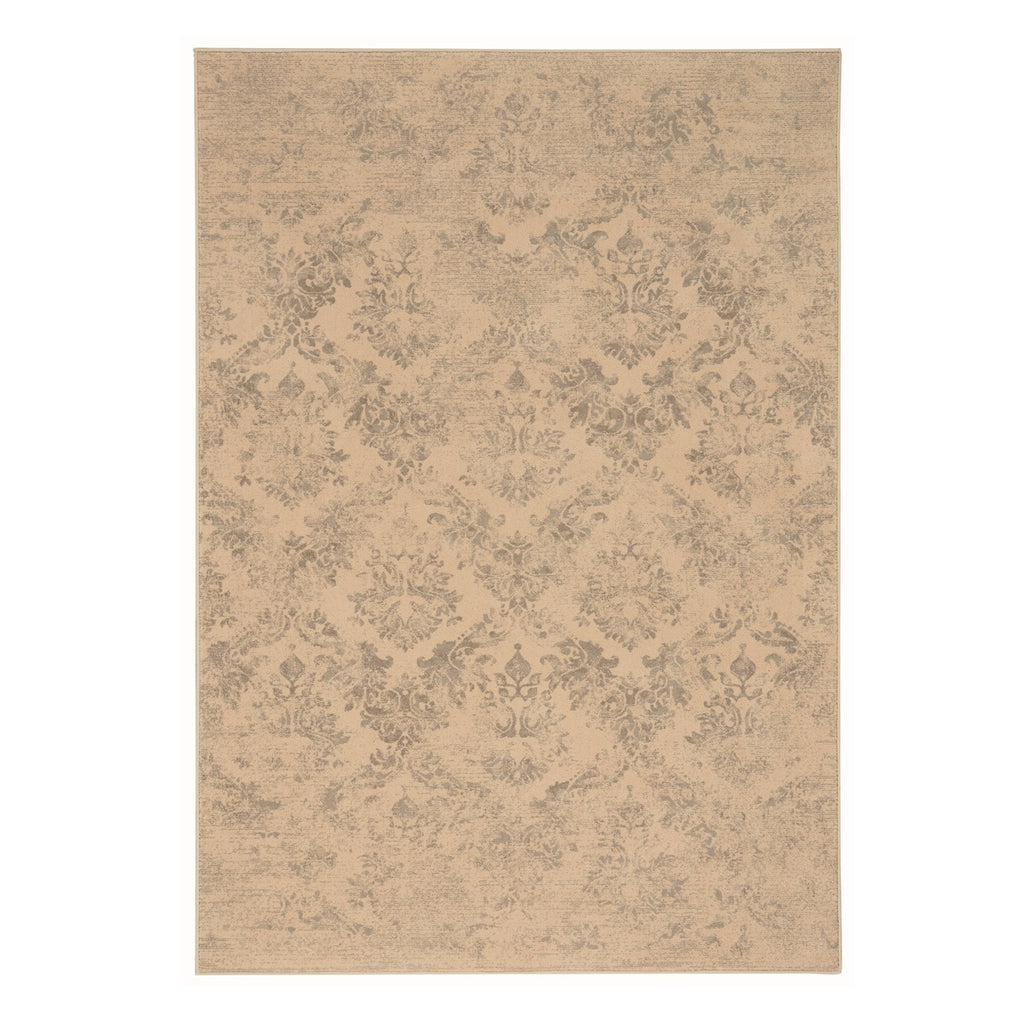 Silver Rectangle Machine Woven Rugs V811