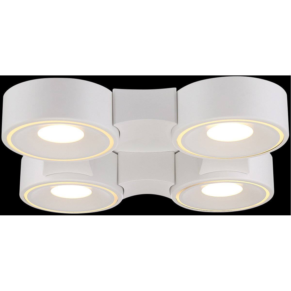 White 4 Light LED Surface Mount X6732