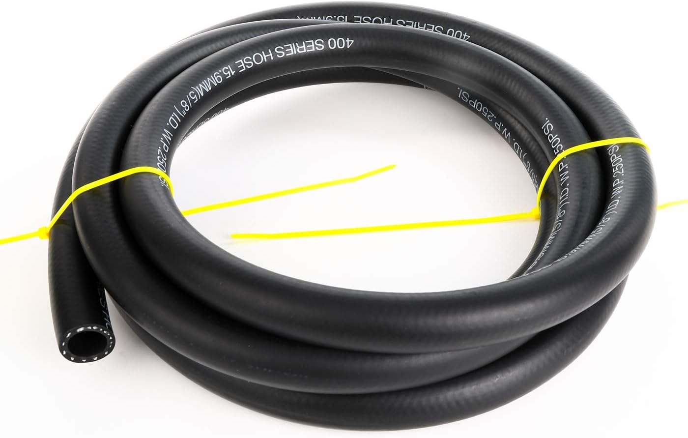 Blue -12 AN NBR Push on Hose Fuel Line Engine Liner (10 feet, AN12, 3/4 ID) Pack of 2 W915