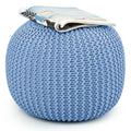 Pure Cotton Pouf Floor Ottoman Footrest I554