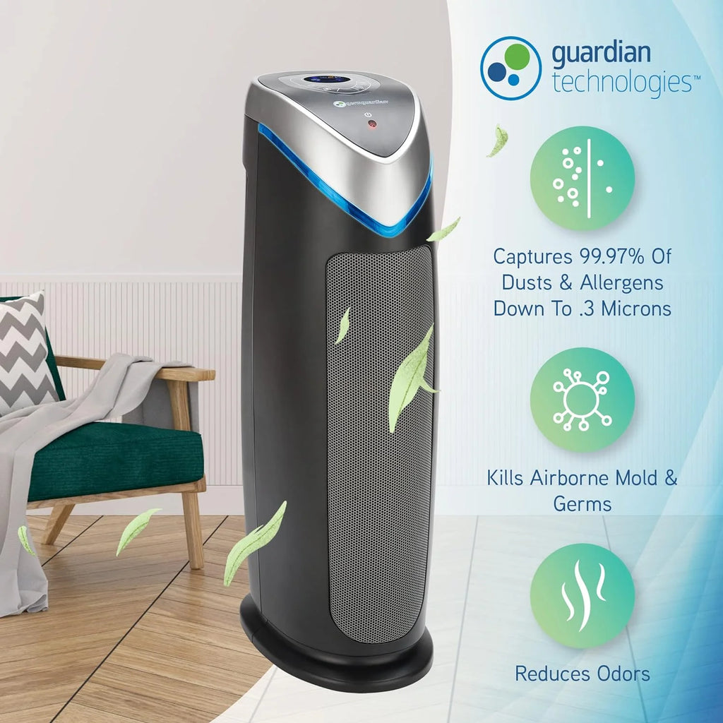 Gray HEPA Air Purifier N6252