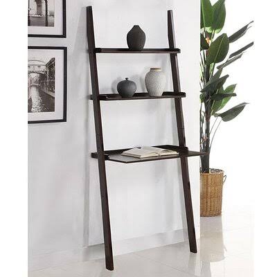 Walnut Ladder Bookcase V32369