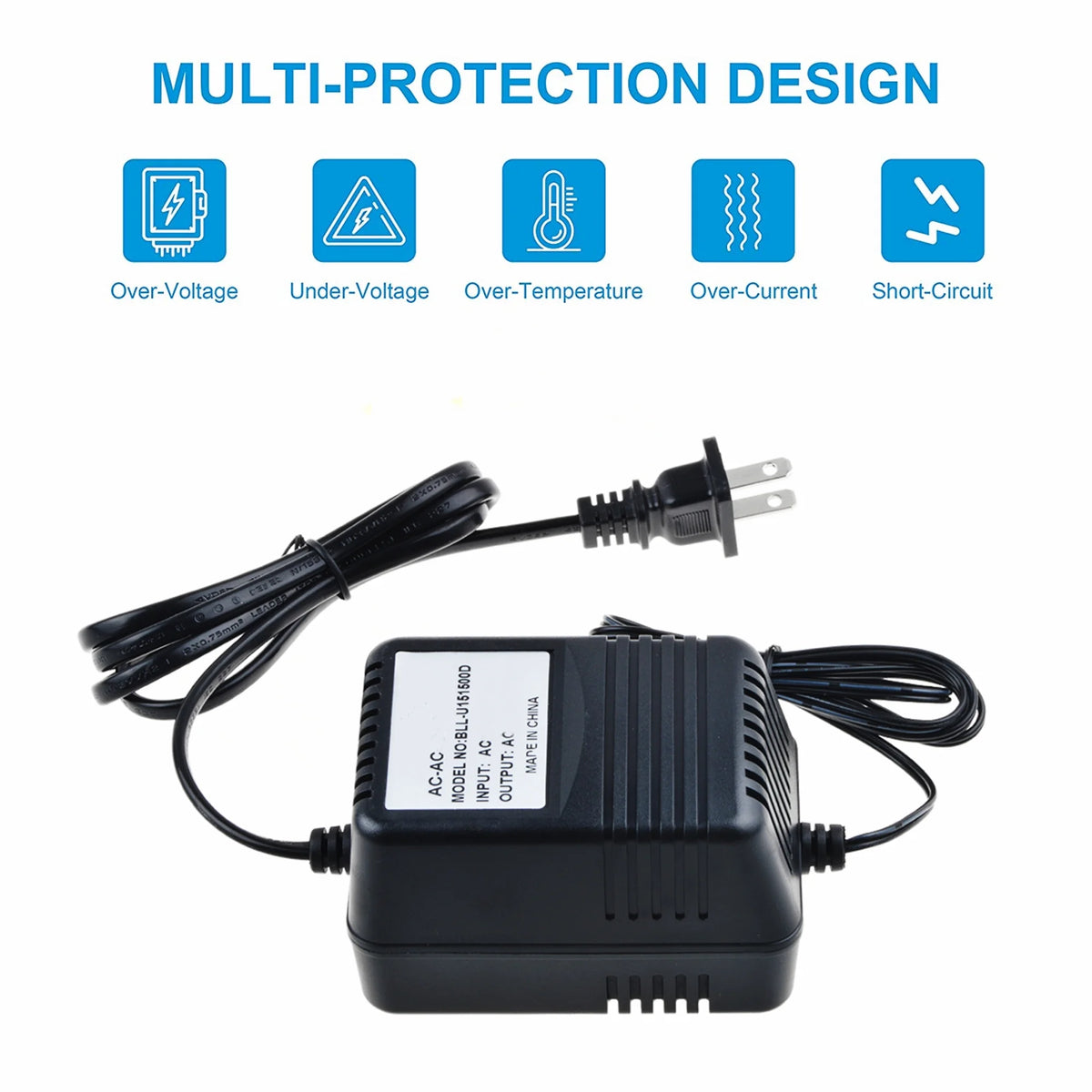 AC to AC Adapter for Exercise Bike Power Supply Cord X3749
