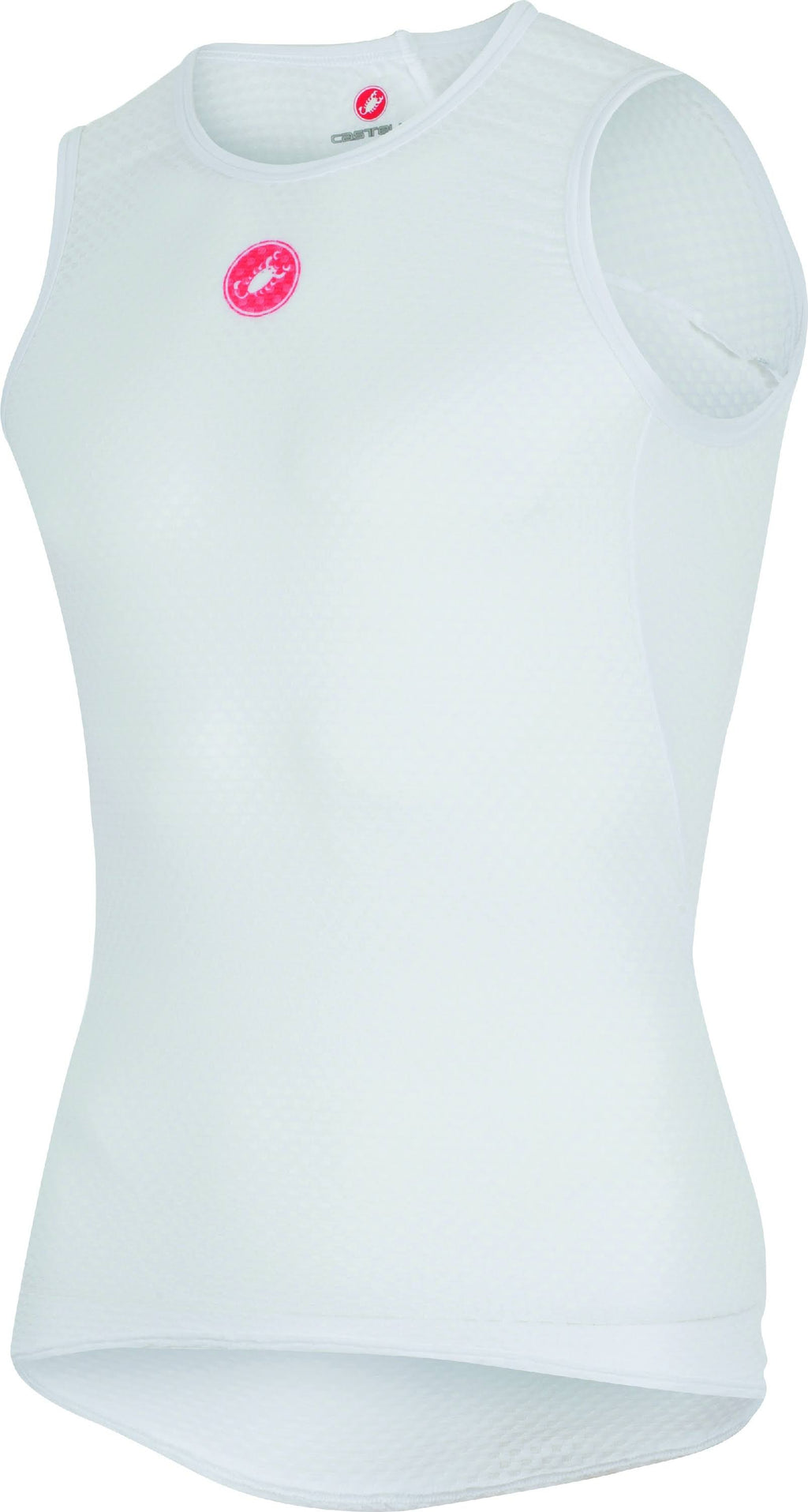 White Sleeveless Base Layer Y392963