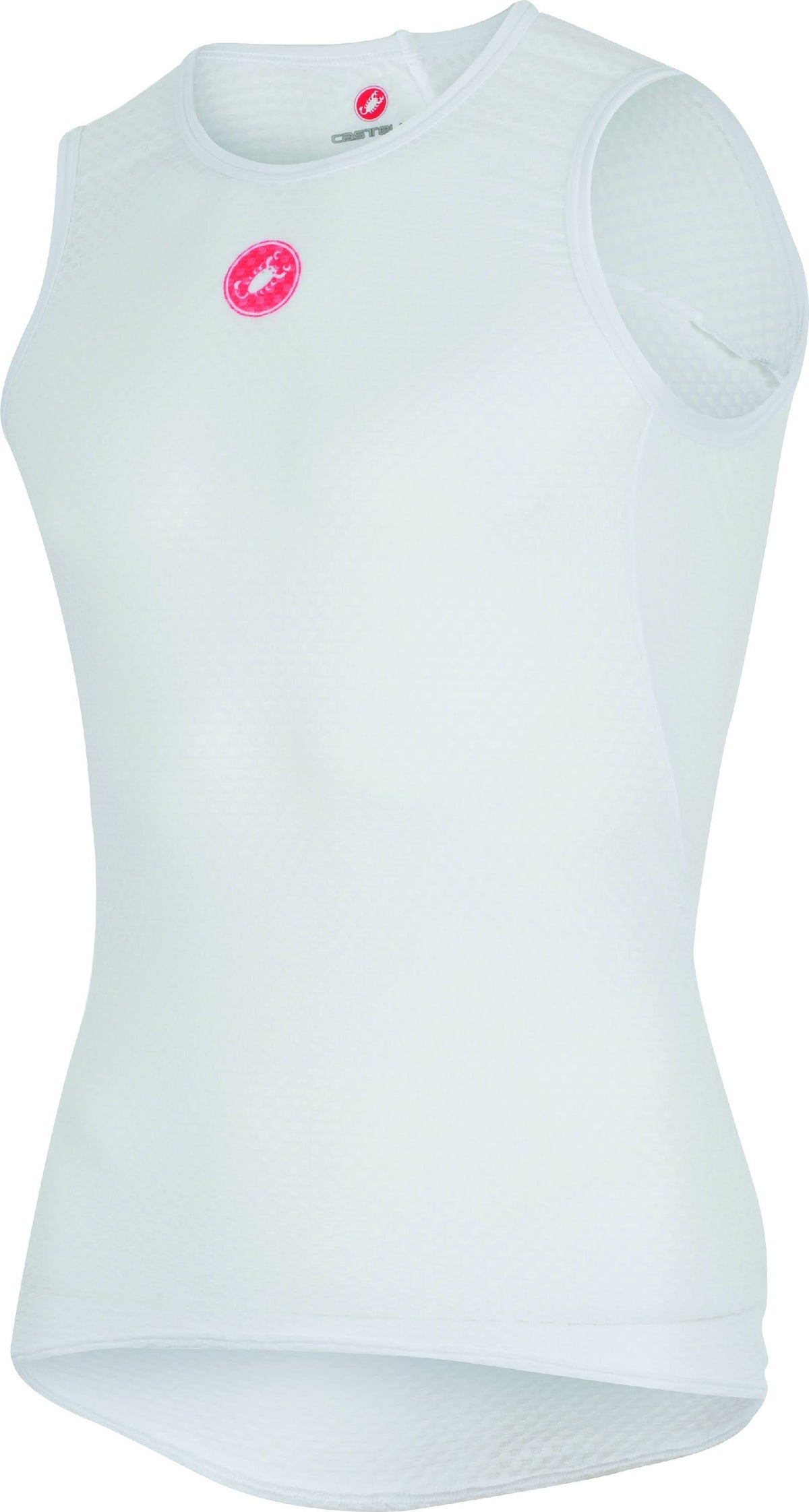 White Sleeveless Base Layer Y392963