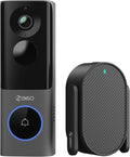 Wireless Video Doorbell Camera with Chime, 5MP UltraHD, 180-Day Battery Life, IP66 Waterproof T736