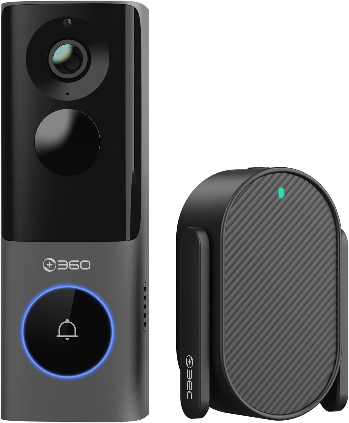 Wireless Video Doorbell Camera with Chime, 5MP UltraHD, 180-Day Battery Life, IP66 Waterproof T736